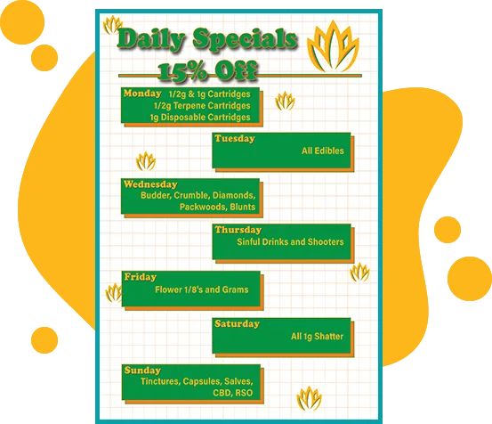 Daily Specials Menu