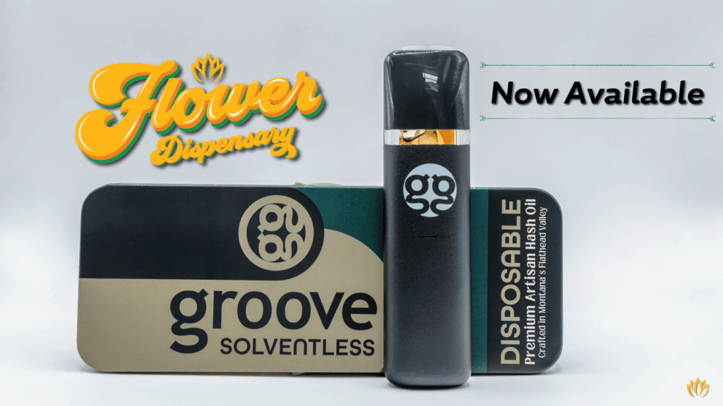Flower is now selling solventless products by Groove!